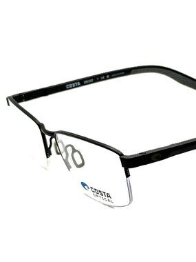NEW COSTA DEL MAR 06A3015 30150155 BRD 310 Black Eyeglasses 55mm 17 145
